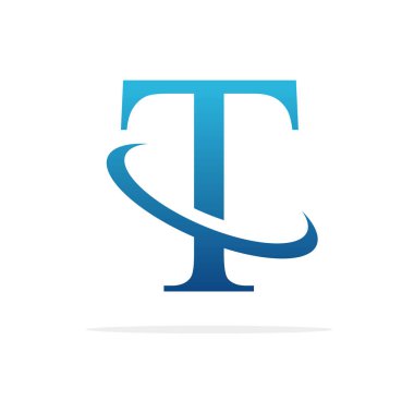 T yaratıcı logo tasarım vektör sanat