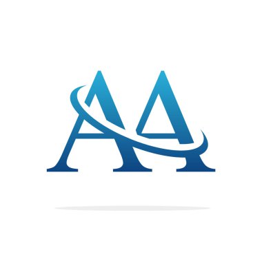 Aa Creative logo tasarım vektör sanat