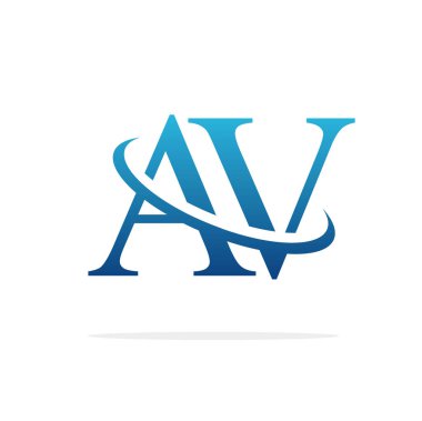 Av Creative logo tasarım vektör sanat