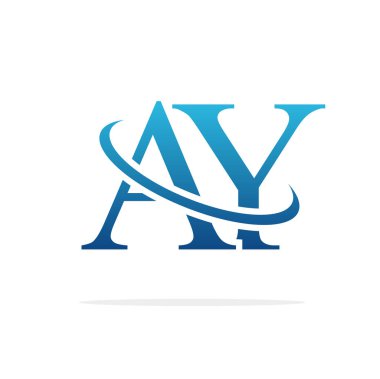Ay Creative logo tasarım vektör sanat
