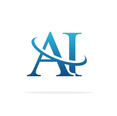 Al Creative logo tasarım vektör sanat