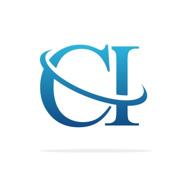 Ci Creative logo tasarım vektör sanat