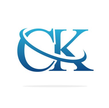 Ck Creative logo tasarım vektör sanat
