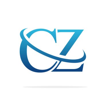 Cz Yaratıcı logo tasarım vektör sanat