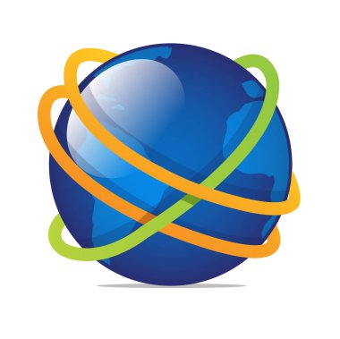 Teknoloji illüstrasyon sanatıyla dolu dünya