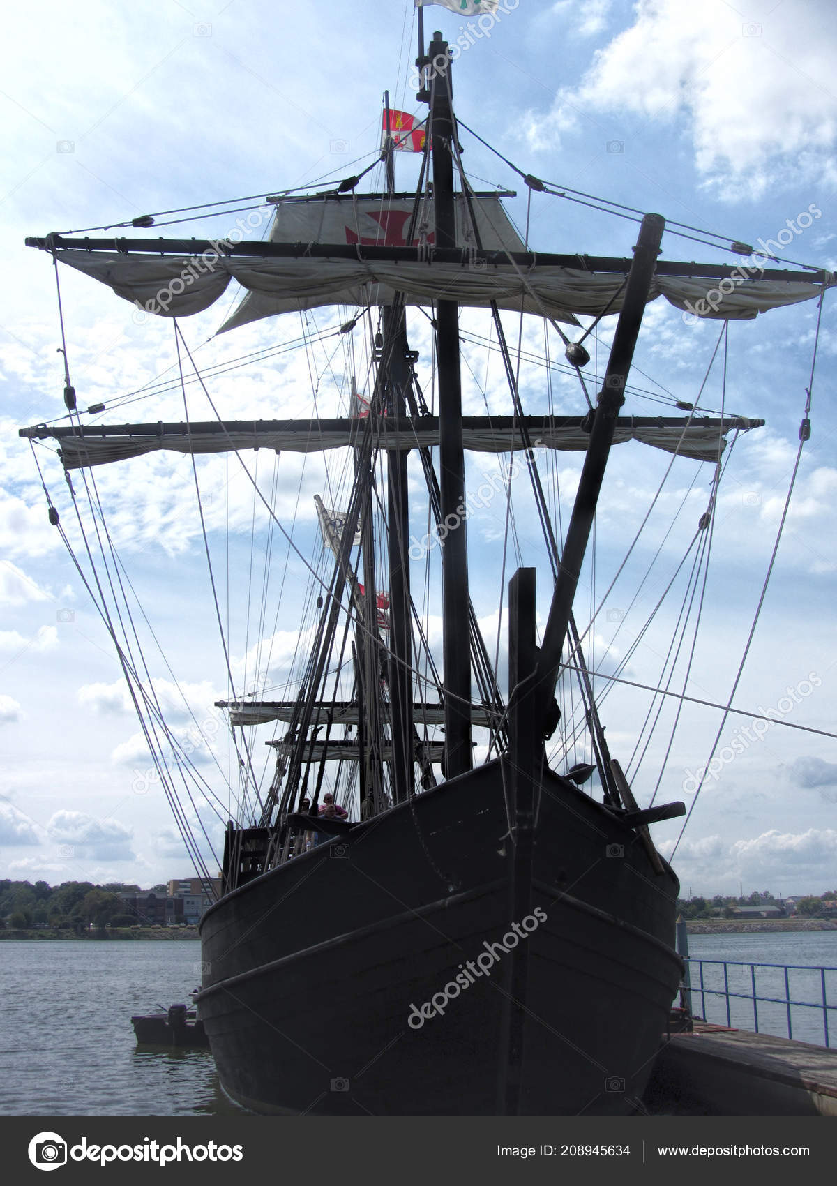 Christopher Columbus Ships Replicas ??? Stock Photo ?? kathyclark 208945634