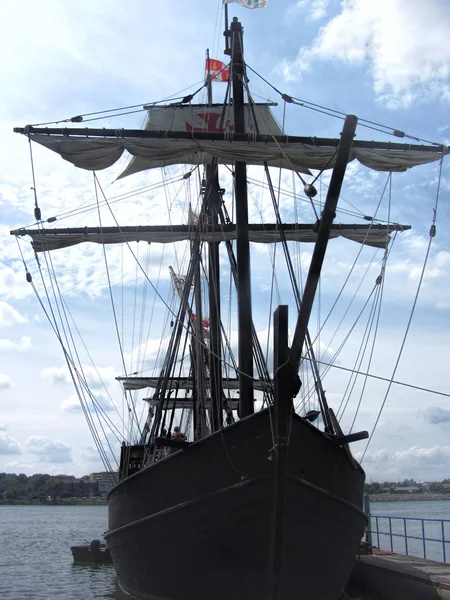 Christopher Columbus Fartyg Repliker — Stockfoto