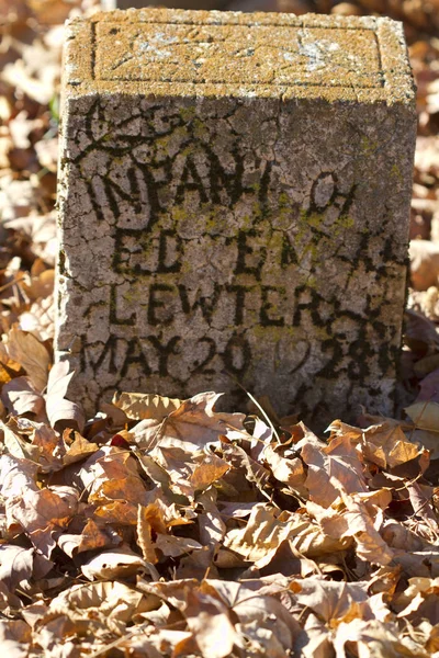 Gamla Historiska Graven Markörer Morgan County Alabama Usa — Stockfoto