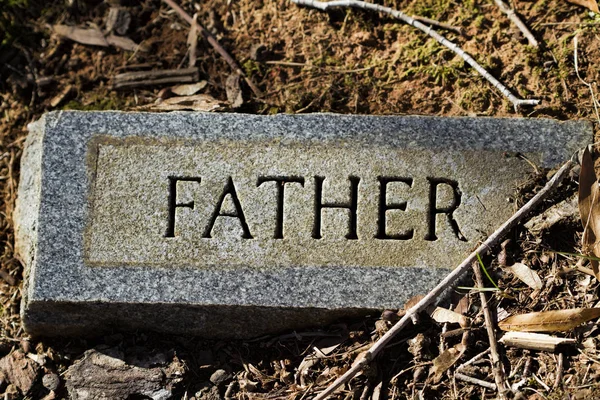 Cementerio Grave Marker Padre —  Fotos de Stock