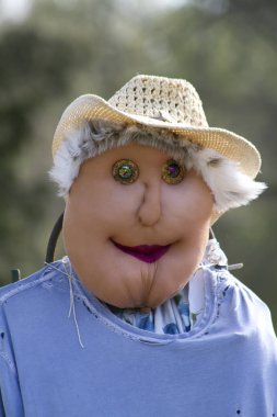 El Yapımı Yumuşak Heykel Ethel Bahçe için Korkuluk