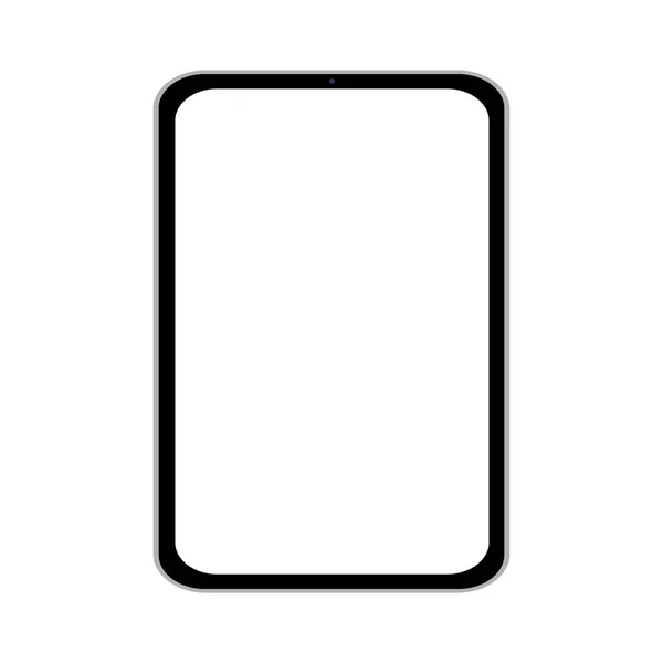 Tableta Mockup en diseño moderno de marco delgado de moda.Espacio vacío, una plantilla para infografías o presentación . — Vector de stock