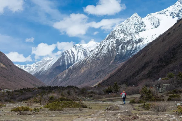 Himalayalar'da Manaslu çevresinde trekking