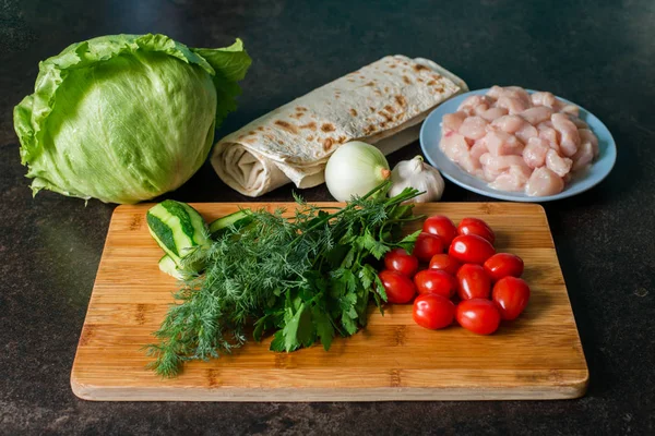 Yemek yapmak için malzemeler