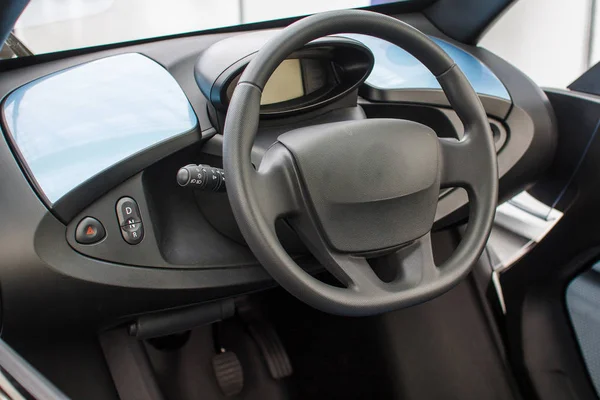 Interior Modern Electric Car — Stock Photo, Image