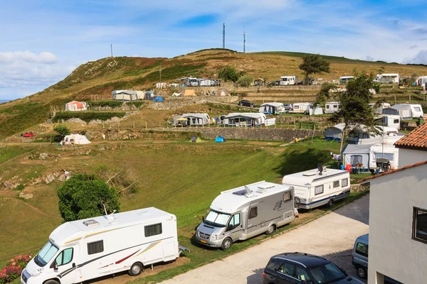 Camping Nordul Spaniei Imagini stoc fără drepturi de autor