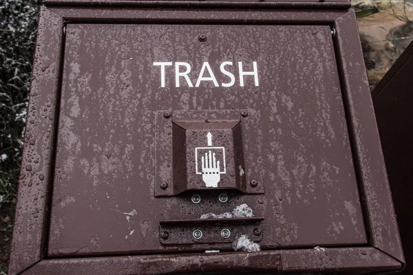 Déchets Abri Des Ours Dans Parc National Mesa Verde — Photo