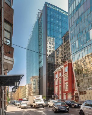 Moskova. 25 Mayıs 2018. Araba 1 sürüş-ya Brestskaya Street. Şimdi - 