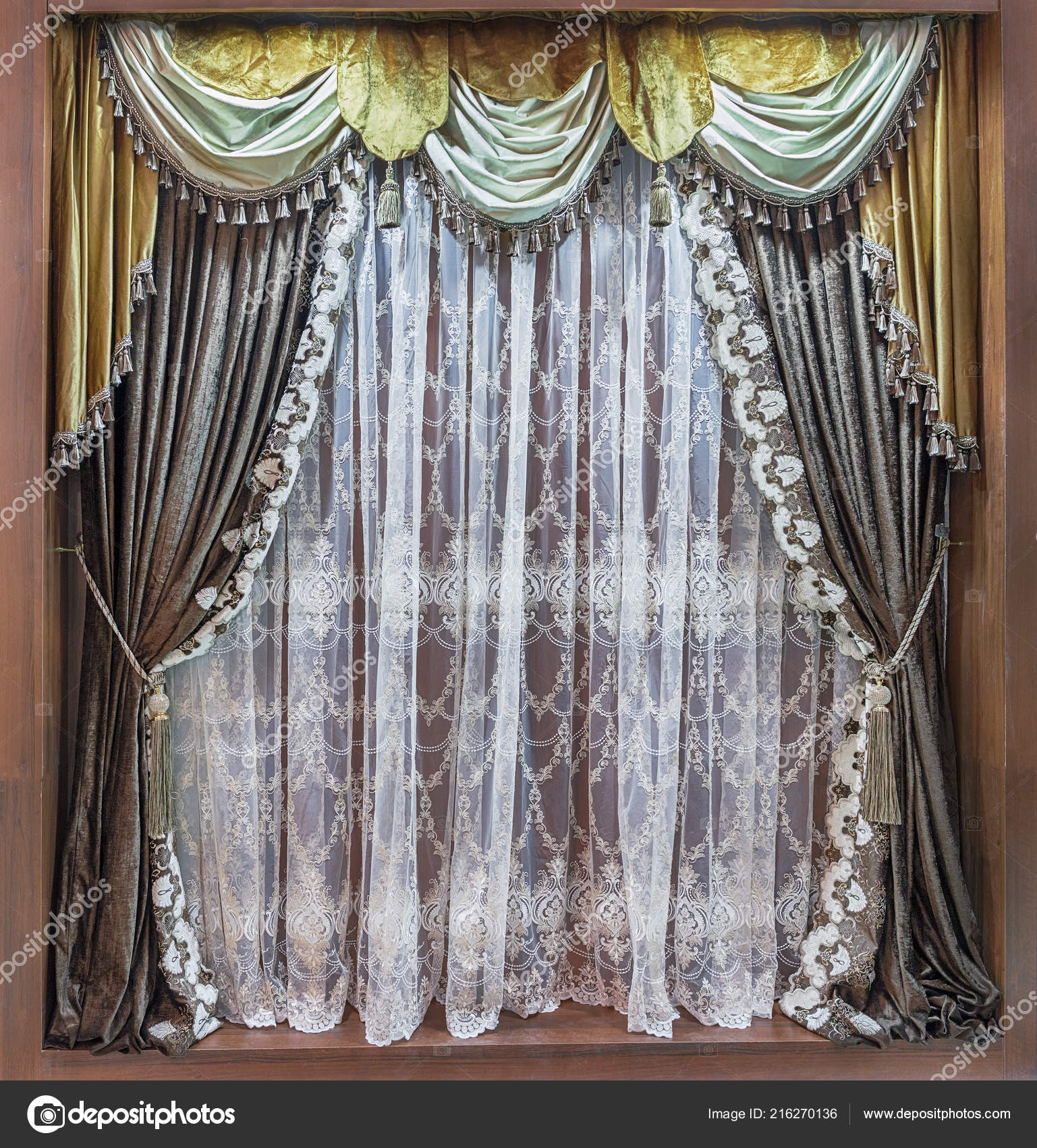 Velvet Curtains Of Brown Color Velvet Curtains Of Brown Color