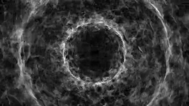 视频背景上的数字抽象圆圈 — 图库视频影像