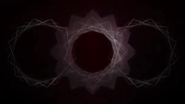 Forme Geometrice Abstracte Digitale Fundal Video — Videoclip de stoc