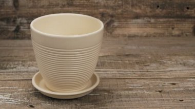 Bir tencereye bitki dikmek. Kapalı bitkiler için seramik saksı, alt tabaka dökülür - drenaj, genişletilmiş kil.