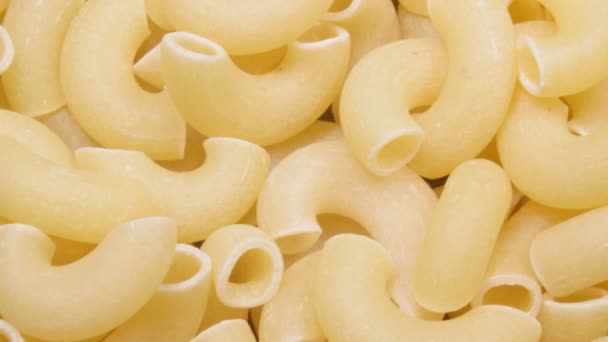 Close-up pasta. A variety of pasta. Macro video. — Stock Video