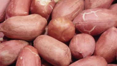 Fıstıklar yakın plan. Bir sürü deli. Soyulmuş fıstık..