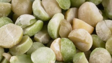 Kurutulmuş bezelye yakın plan. Bir sürü bezelye..