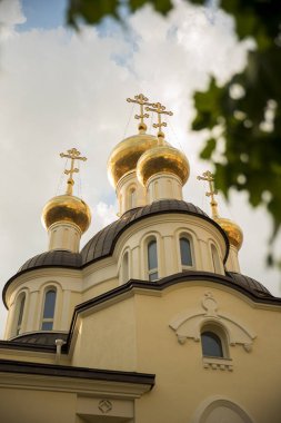 Petrograd tarafında St Petersburg Xenia Kilisesi