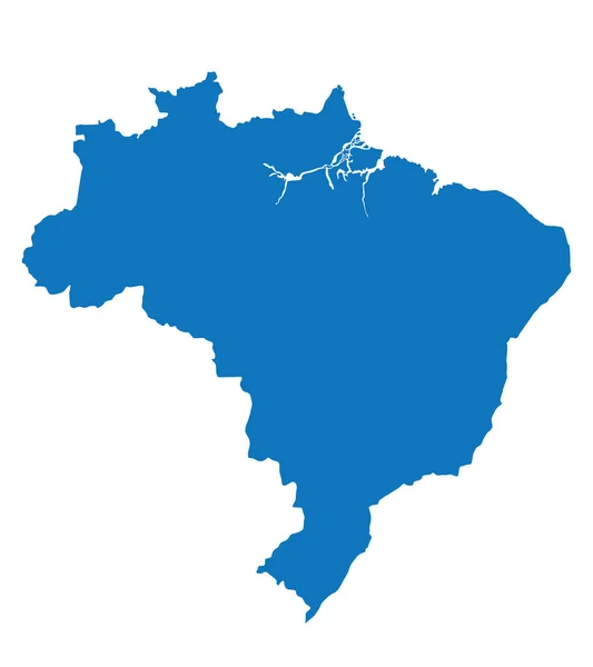 Illustration vectorielle Brésil — Image vectorielle