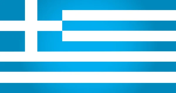 Grèce Drapeau vecteur — Image vectorielle