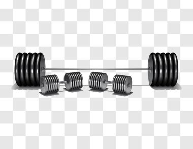 Kas vektör ağırlık kaldırma sembol simge, fitness halter, spor salonu simgesi, izole, egzersiz halter kaldırma