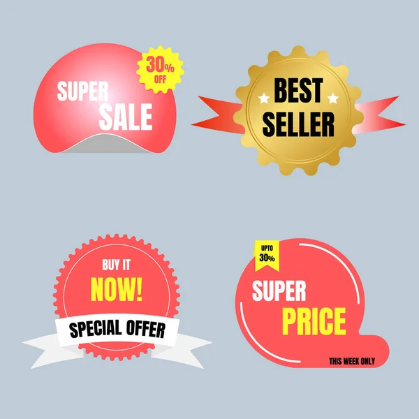 Special Offer Sale Tag Price Shopping Concept Banner Sign Discount — Stock Vector