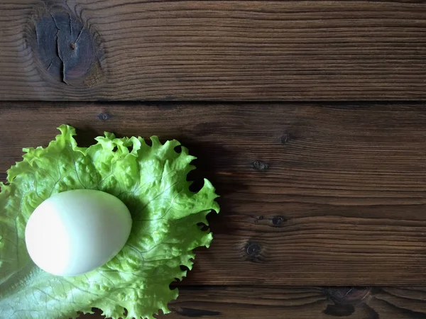 Tavuk Yumurtası Masanın Üstünde — Stok fotoğraf