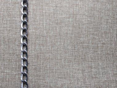 hafif bir arka plan üzerinde Gümüş Zincir.