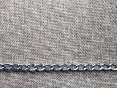 hafif bir arka plan üzerinde Gümüş Zincir.