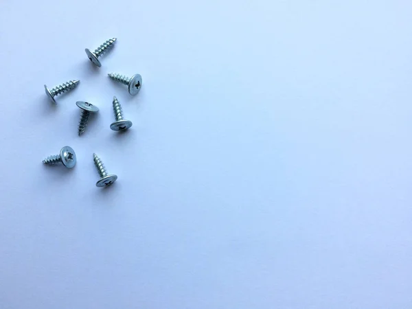 Metal Screws Table — Stock Photo, Image