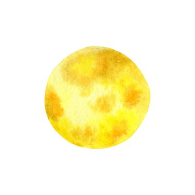 Gezegen, ay, kozmik cisim uzayda uçar. Beyaz arka planda elle çizilmiş suluboya çizimi. Erkekler için çocuk ürünleri tasarımı, kapak, baskı, clipart.