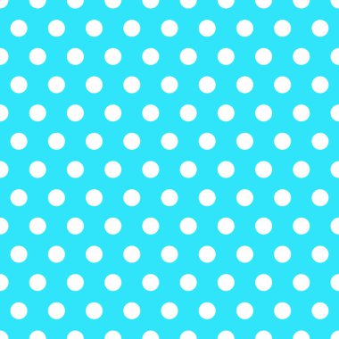 Polka Dot deseni ile Dikişsiz arka plan. Polka nokta kumaş. Retro desen. Casual şık beyaz polka nokta doku