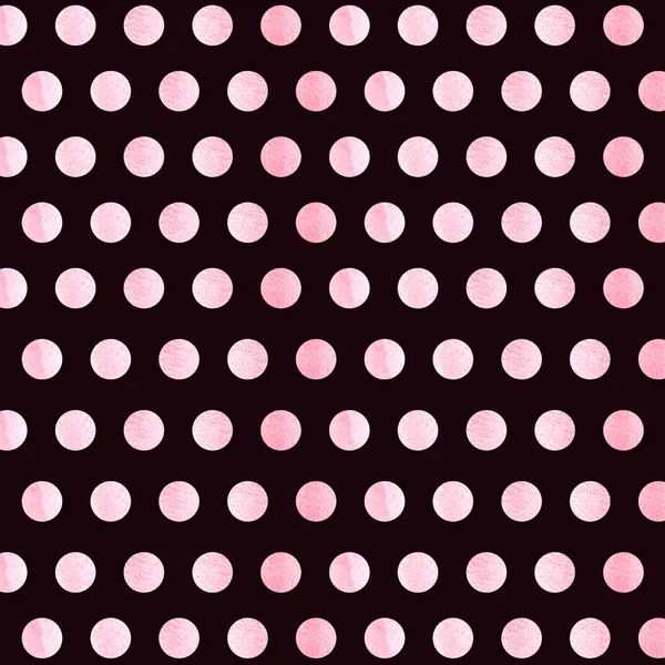 Black Background with blue watercolor Polka Dot pattern. Polka dot fabric. Retro pattern. Casual stylish dark brown light blue polka dot texture background. — Stock Photo, Image