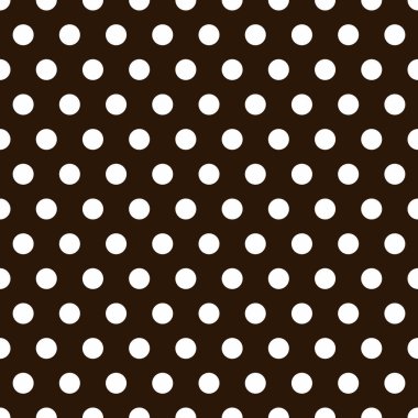 Polka Dot deseni ile Dikişsiz arka plan. Polka nokta kumaş. Retro desen. Casual şık beyaz polka nokta doku