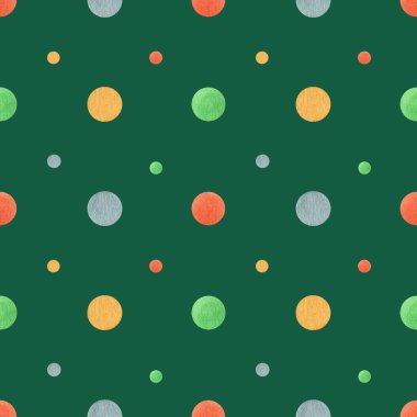 Polka noktasız desen, koyu yeşil renkli kumaş desen çocuk blogu, web tasarımı, hatıra defterleri, parti veya bebek partisi davetiyeleri ve düğün kartları için geçmişe dönük.