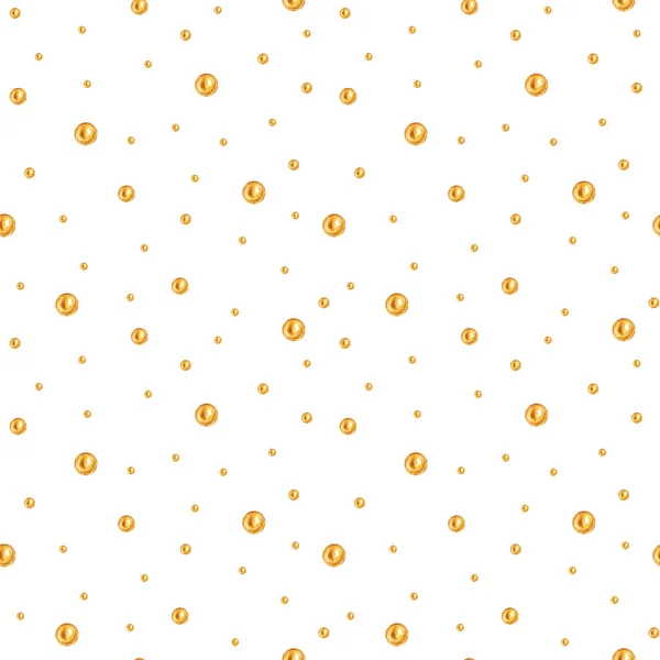 Polka dots Seamless pattern, dotted fabric texture with gold pearl on white background for jewelry shop blog, web design, scrapbooks, party or baby shower invitations and wedding cards.