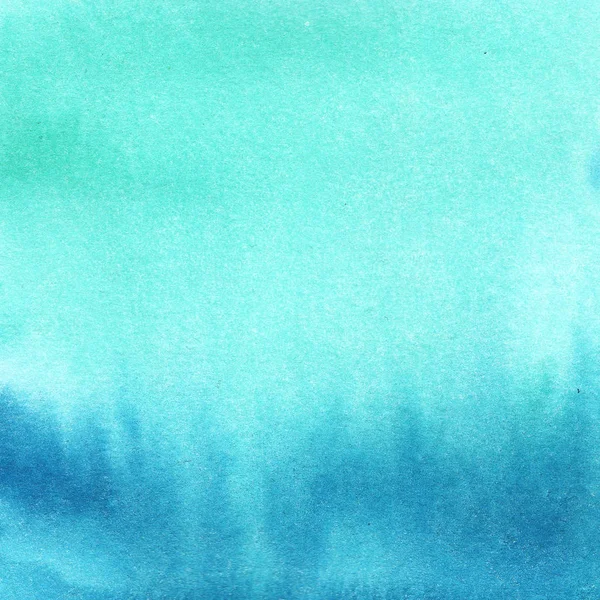 Абстракция акварельный фон зеленый изумрудно-синий цвет с — стоковое фото