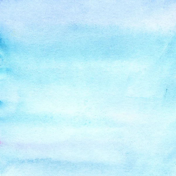 Синий абстрактный фон с акварелью. Влажные голубые полоски — стоковое фото