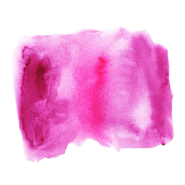 白い背景に水彩画のグラデーションピンクの紫色のイラスト. — ストック写真
