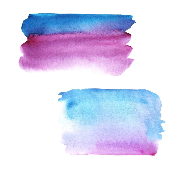 Abstraktion Aquarell Hintergrund lila rosa und blaue Farbe Witz — Stockfoto