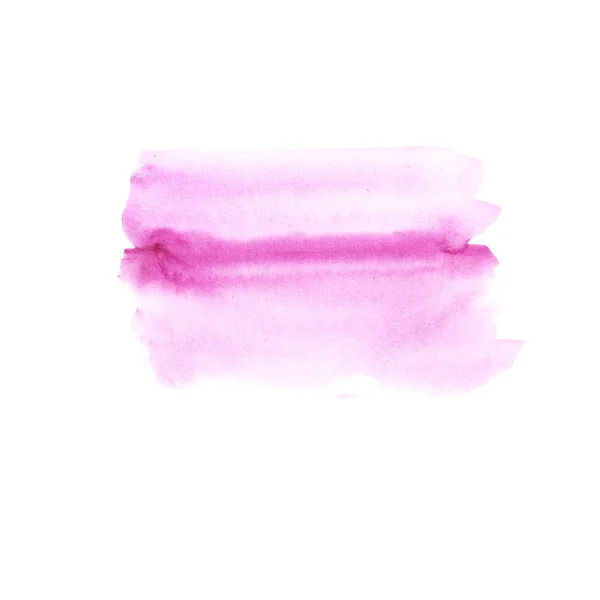 Aquarell-Farbverlauf rosa violette Illustration auf weißem Hintergrund — Stockfoto