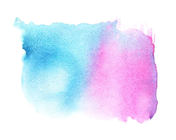 Abstraktion Aquarell Hintergrund lila rosa und blaue Farbe Witz — Stockfoto