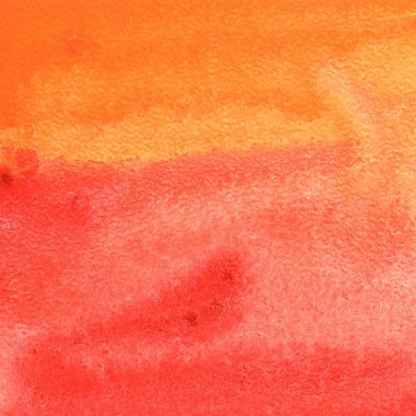 resim suluboya soyut arka plan turuncu kırmızı mercan renk boşanma gradyan ile.